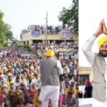 ਮੋਗਾ ‘ਚ CM ਮਾਨ ਦੀ ‘ਲੋਕ ਮਿਲਣੀ’: ਸਾਢੇ ਚਾਰ ਸਾਲਾਂ ਦੇ ਕੰਮ ਗਿਣਾਉਂਦਿਆਂ ਵਿਰੋਧੀਆਂ ‘ਤੇ ਤਿੱਖੇ ਨਿਸ਼ਾਨੇ